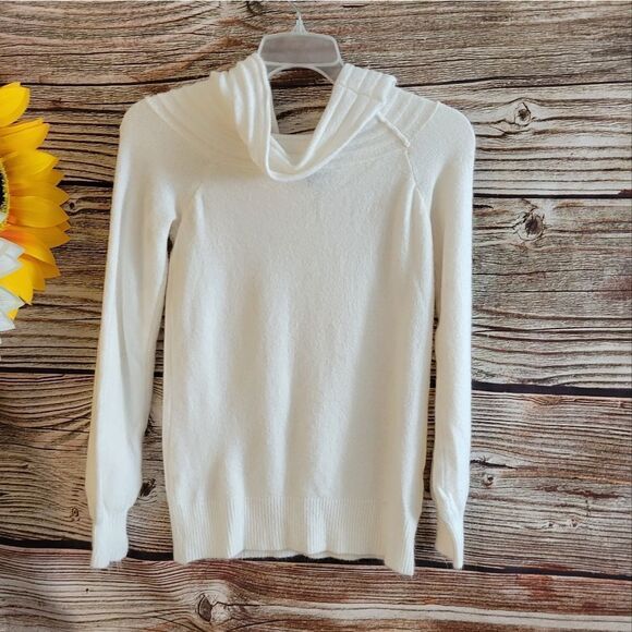 Loft sweater long sleeve Women's medium cream Pre-owned - Picture 1 of 5